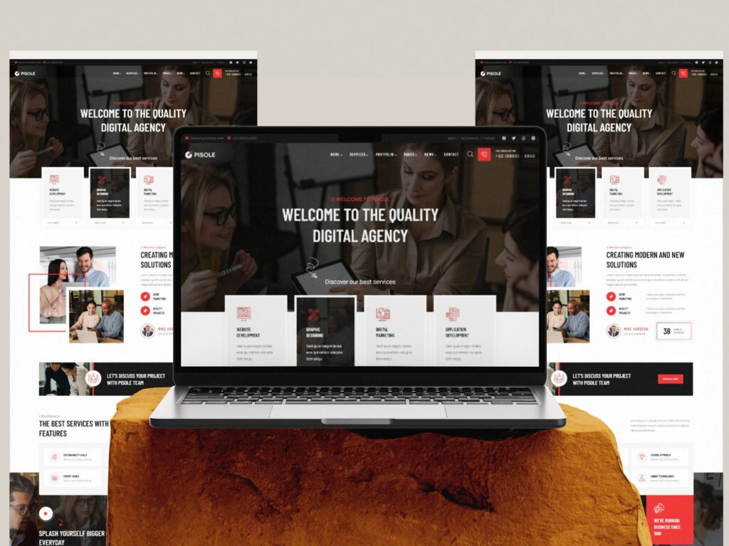 landing page 3 devices